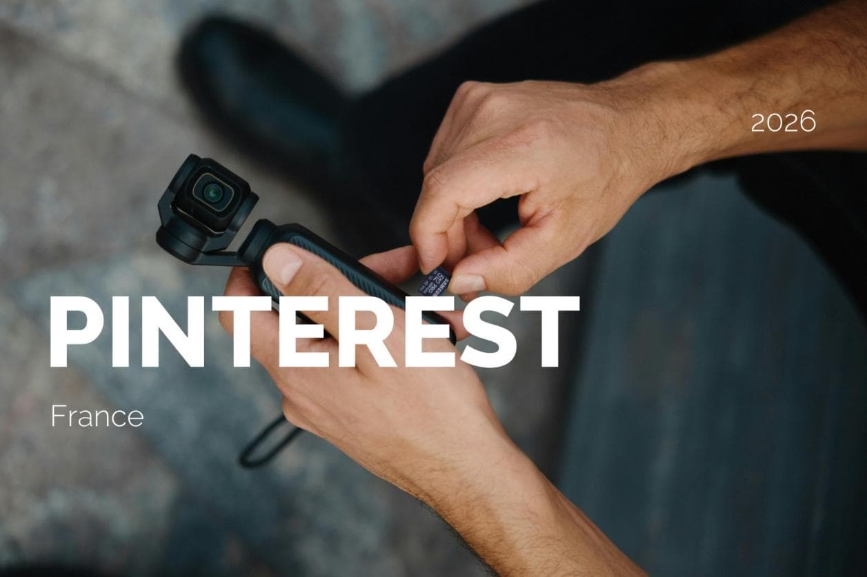 Pinterest audience in France: 13.203M adults, 24.34% penetration, age and gender breakdown