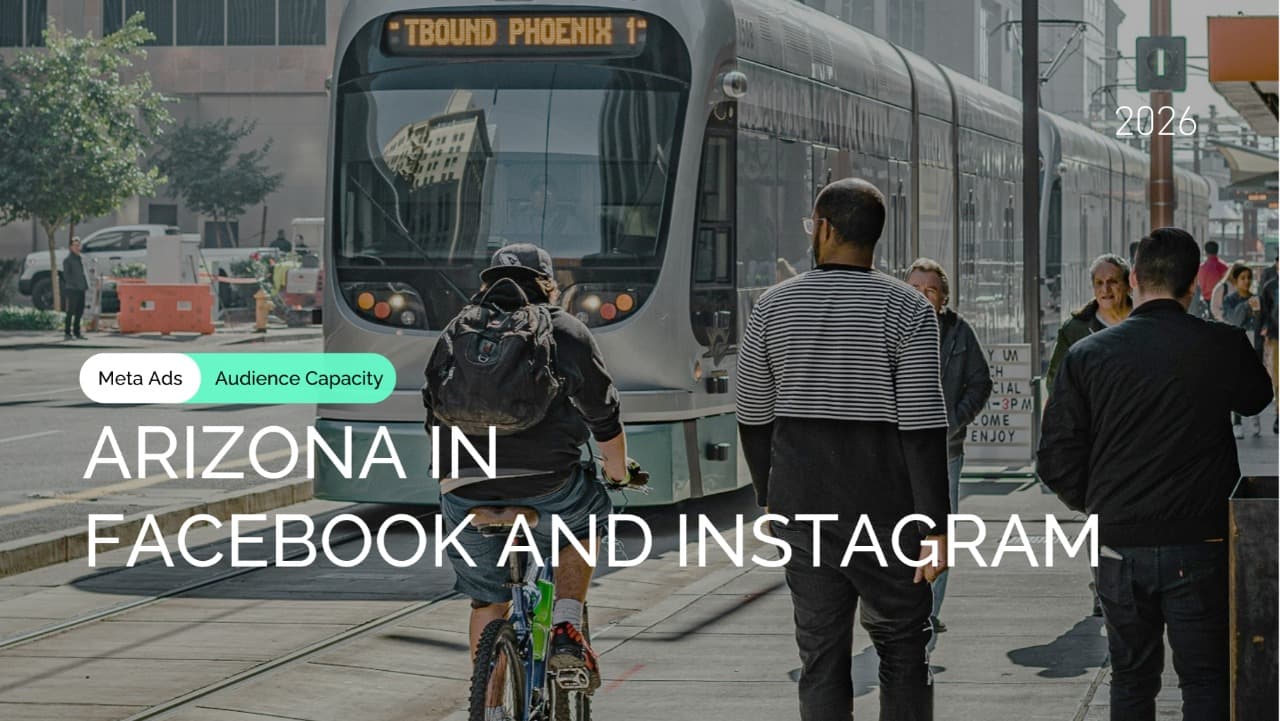Arizona Facebook & Instagram Audience: Total Meta Ads Reach, Capacity, and Targeting Segments