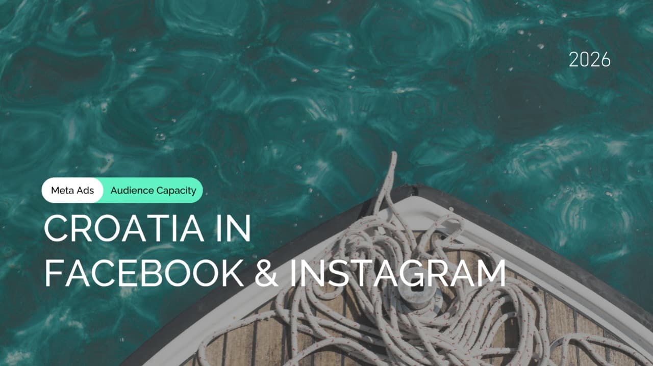 Croatia Facebook and Instagram audience in Meta Ads: reach estimates and key segments