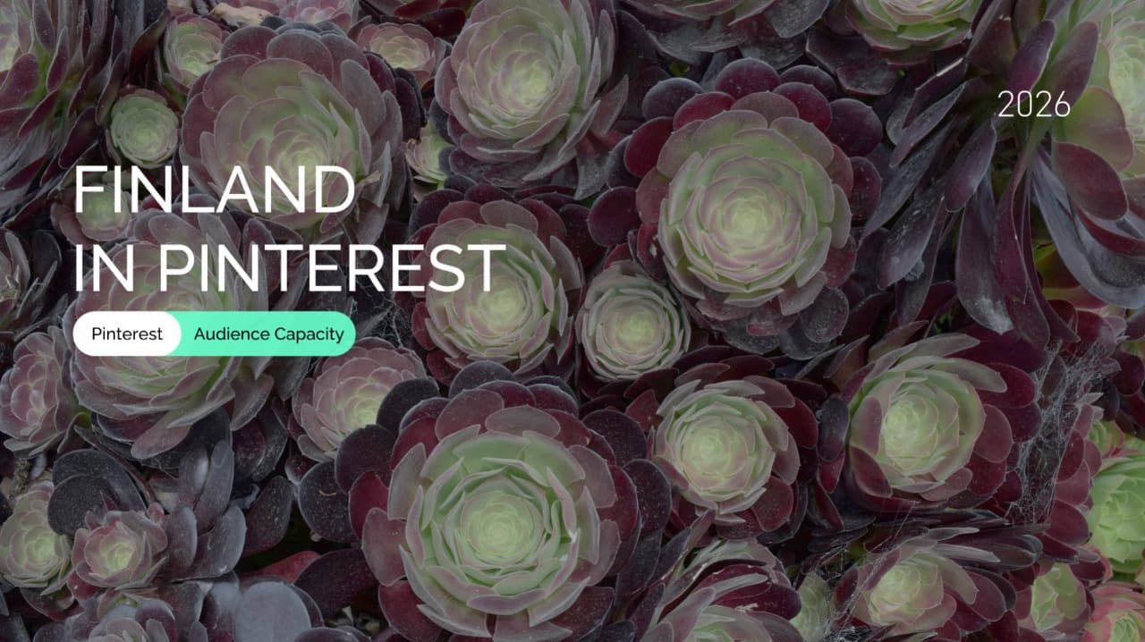 Finland Pinterest Ad Audience Size by Demographics