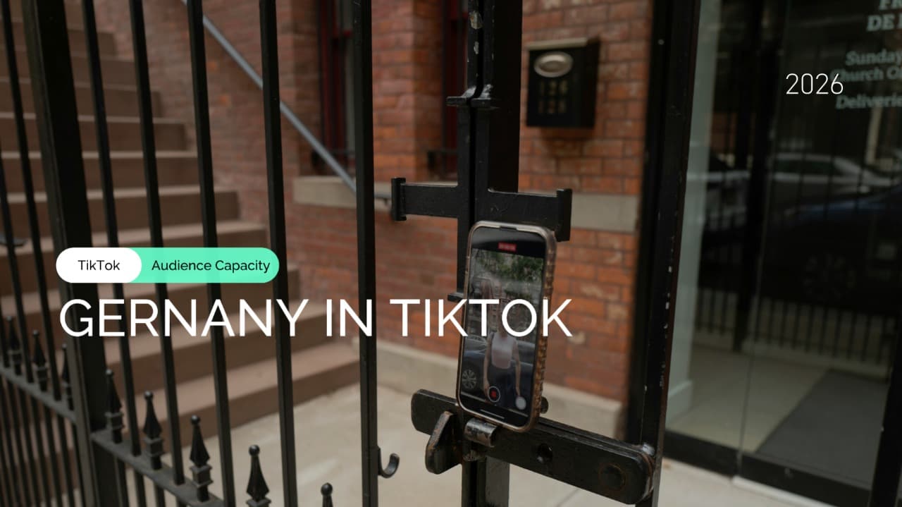 Germany TikTok Audience Analysis Based on Age Distribution and Gender Split