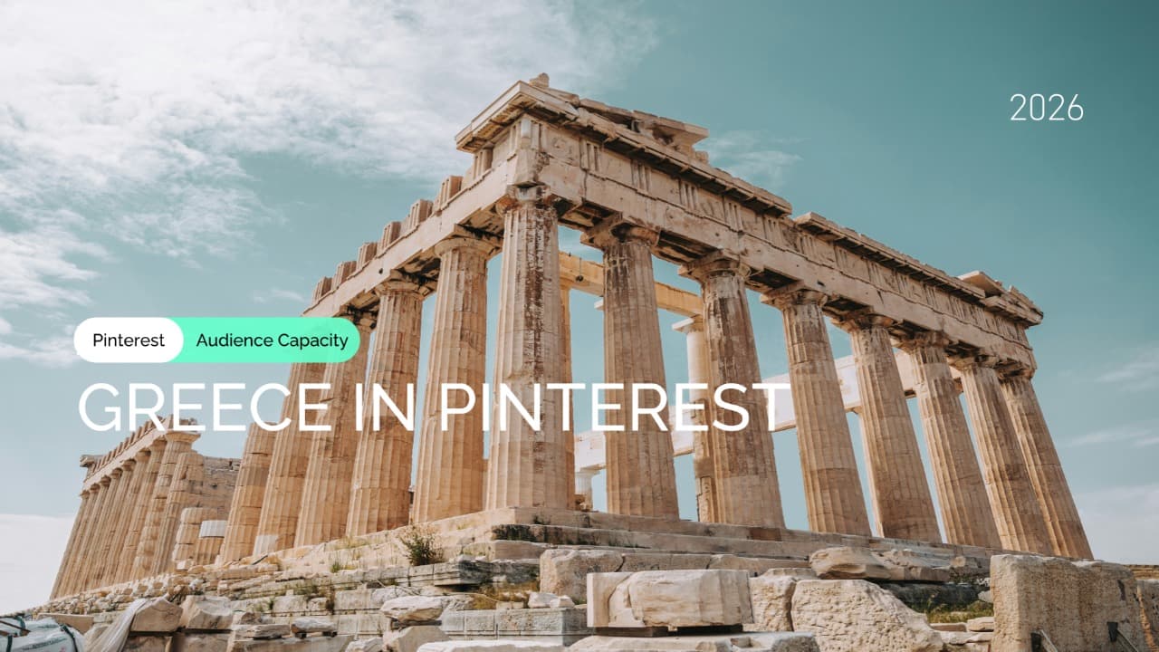 Greece Pinterest Ad Audience Size by Demographics