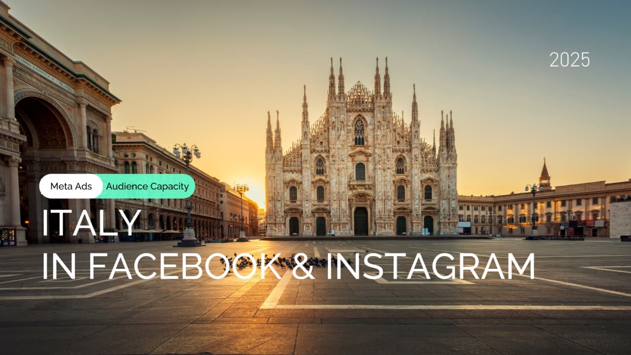 Meta Ads Audience in Italy. Facebook and Instagram Consumption in 2025