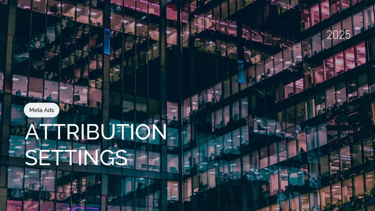 Choosing Meta Attribution Settings: Click, View, Engaged