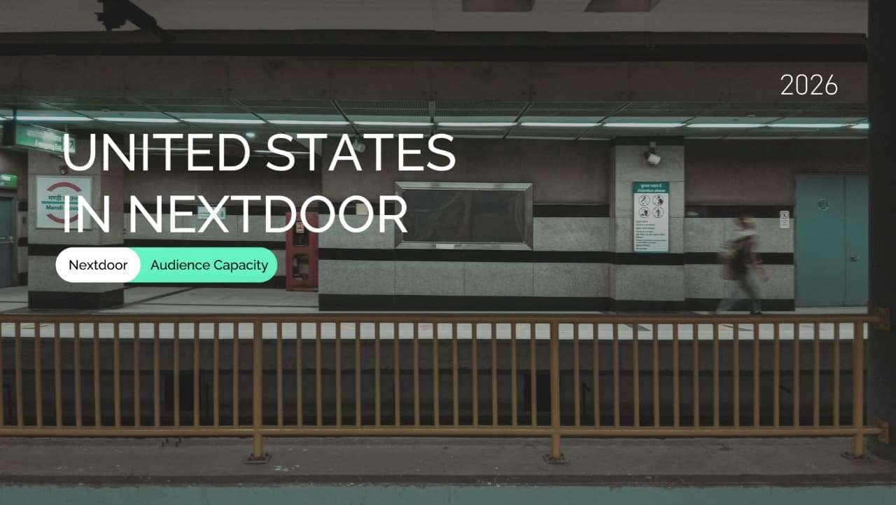 Nextdoor Audience in the US: Minimum Monthly Reach, Demographics, and Interest Segments