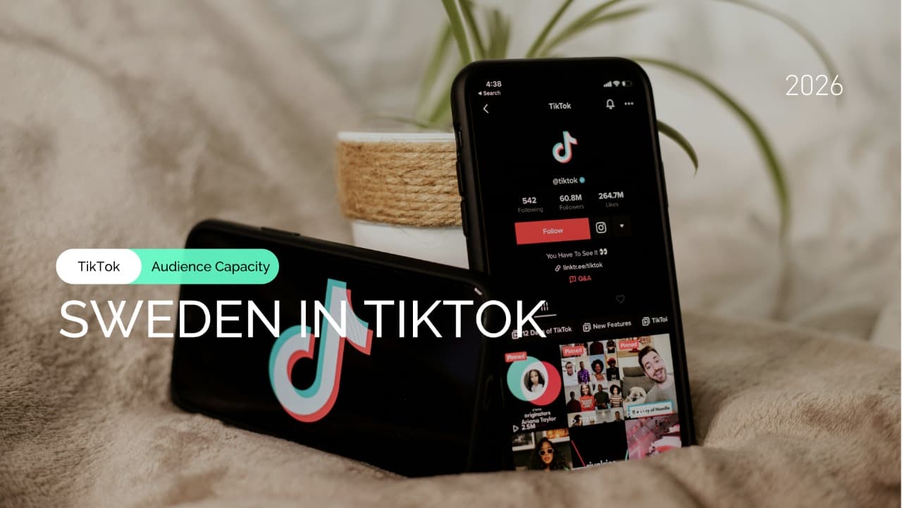 Sweden TikTok Audience Breakdown by Age Groups and Gender