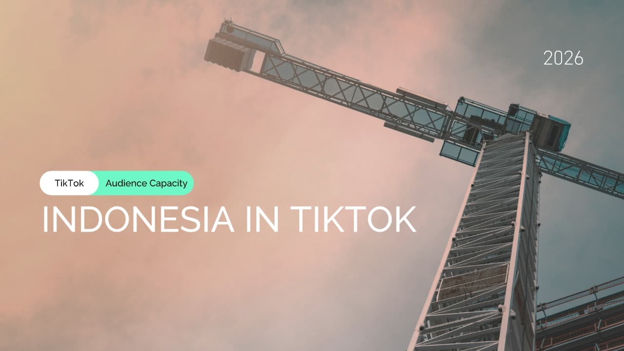 Potential TikTok Reach in Indonesia 2026 by Age Cohort and Gender