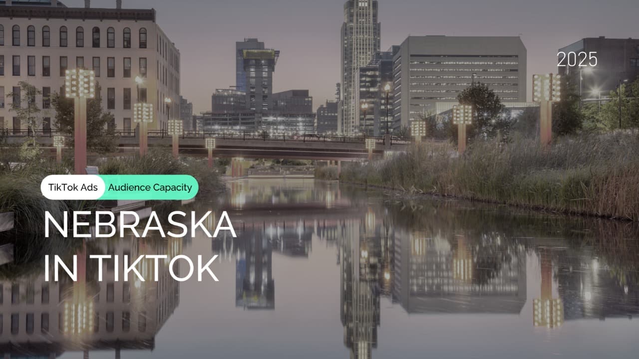 Learn More About Nebraska TikTok Audience: 781K Users, Short Overview