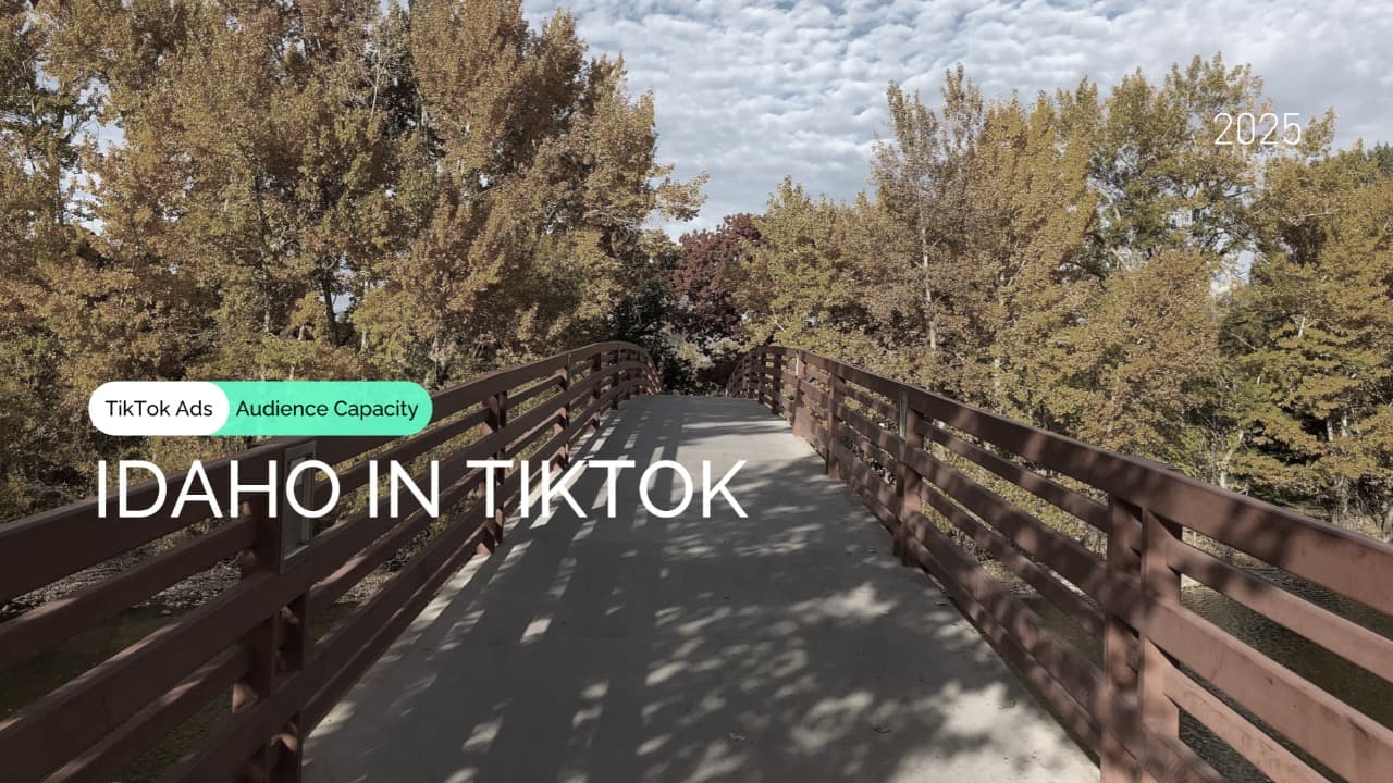 Explore Idaho’s TikTok Audience Coverage: 36% of Adults on TikTok, Key Audience Insights