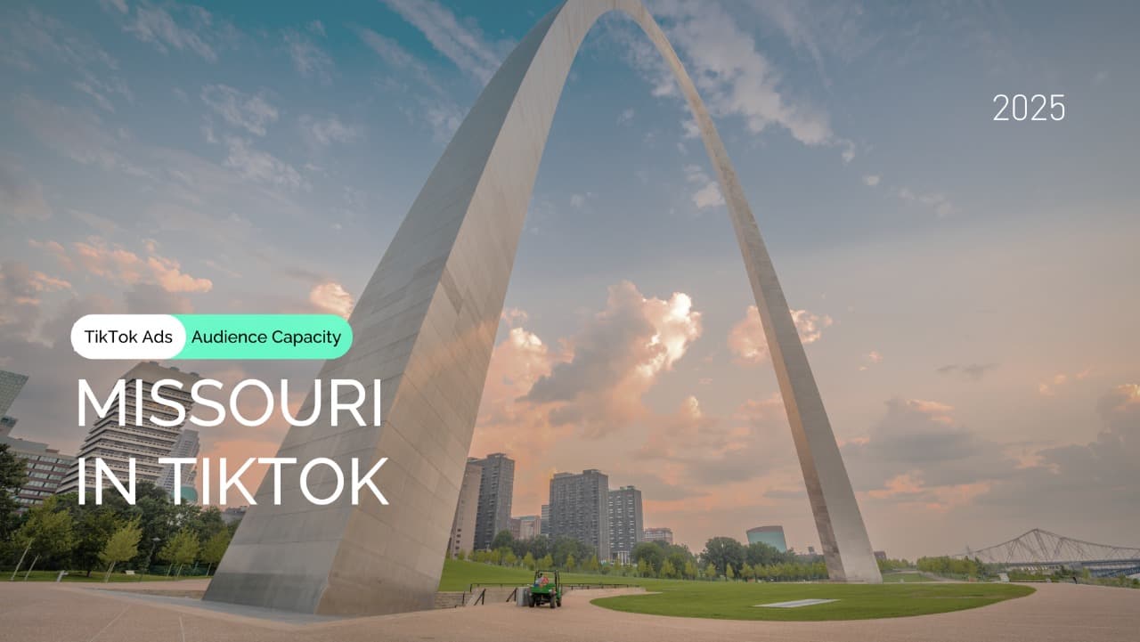 Find Missouri TikTok Audience: 2.5M Adult Users, Audience Insights