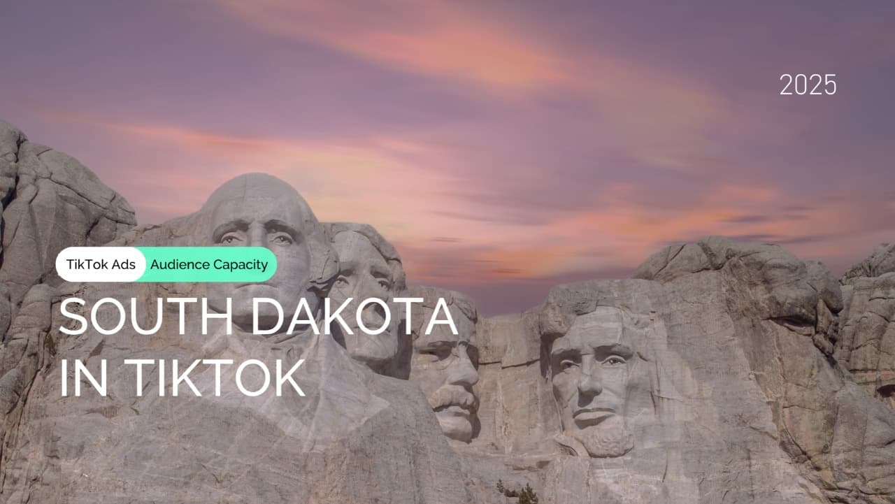 Explore South Dakota TikTok Audience Coverage: 41% of Adults, Short Overview
