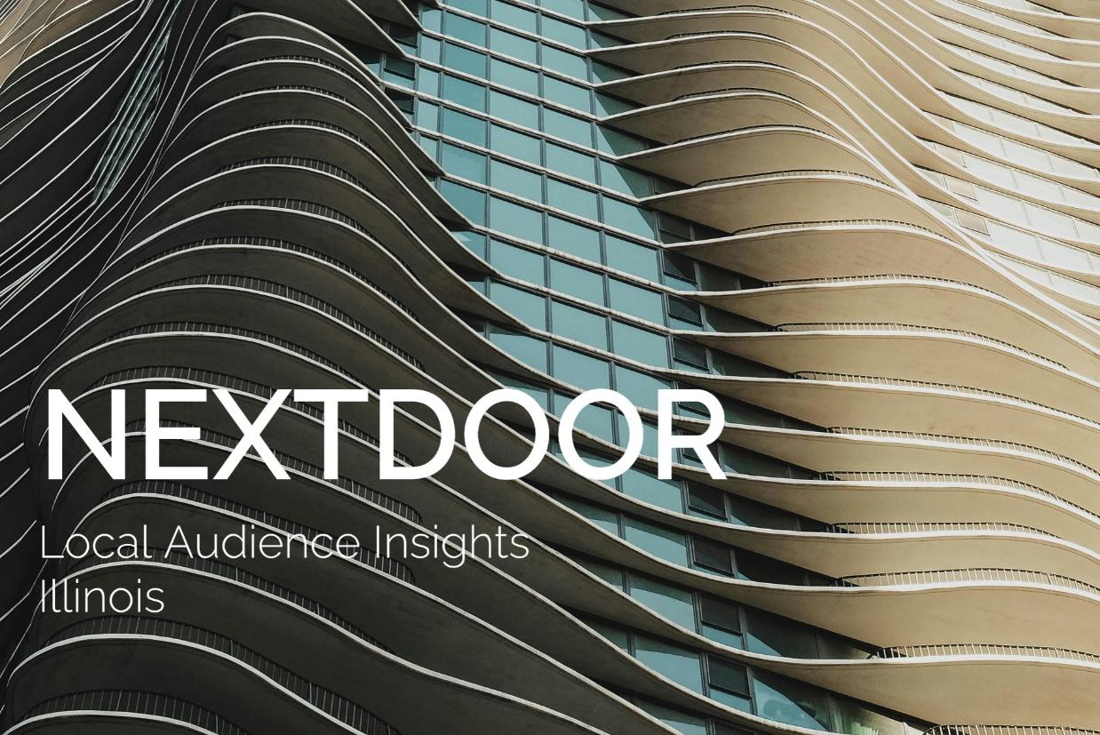 Where Local Decisions Happen: Illinois on Nextdoor — 3.20M Adults at 32.5% Coverage, With a 55+ Majority