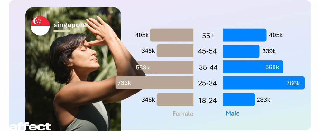 facebook and instagram audience in singapore